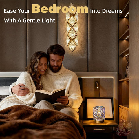 Battery Operated Table Lamp Timer, Small Cordless Lamps Decorative, Pearl