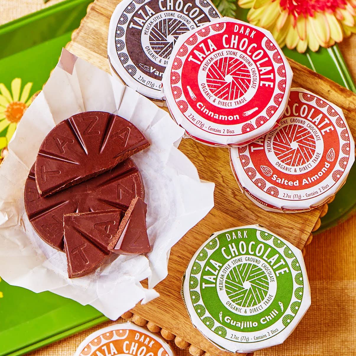 Taza Chocolate Organic Mexicano Disc 85% Super Dark Stone Ground, 12 Count