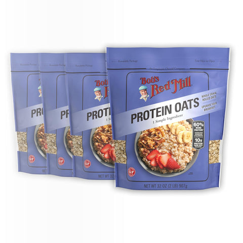 Bob's Red Mill High Protein Oats, 32oz (4 Pack)