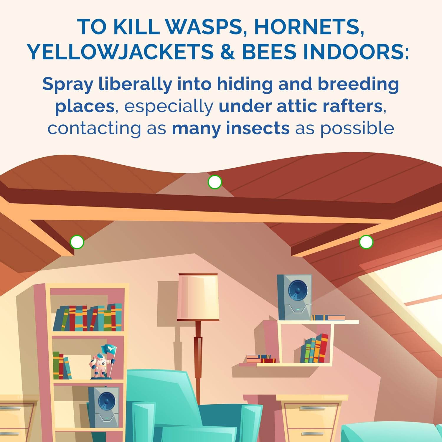 Hot Shot Flying Insect Killer Aerosol 15 Oz, Clean Fresh Scent, 3 Pack