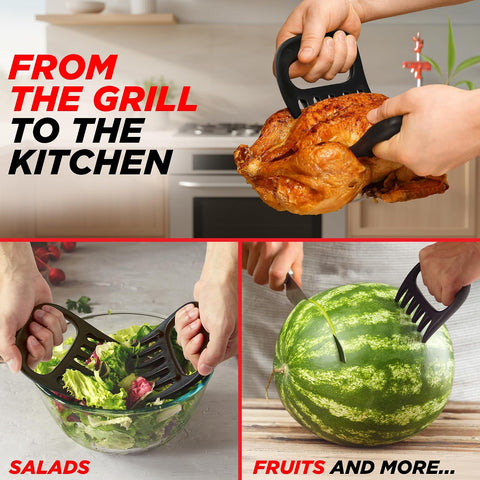 Alpha Grillers Meat Shredder Claws BBQ Pulled Pork Bear Claws for Shredding