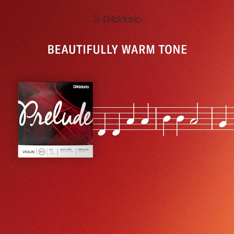 D'Addario Prelude Violin Single E String, 4/4 Scale, Medium Tension