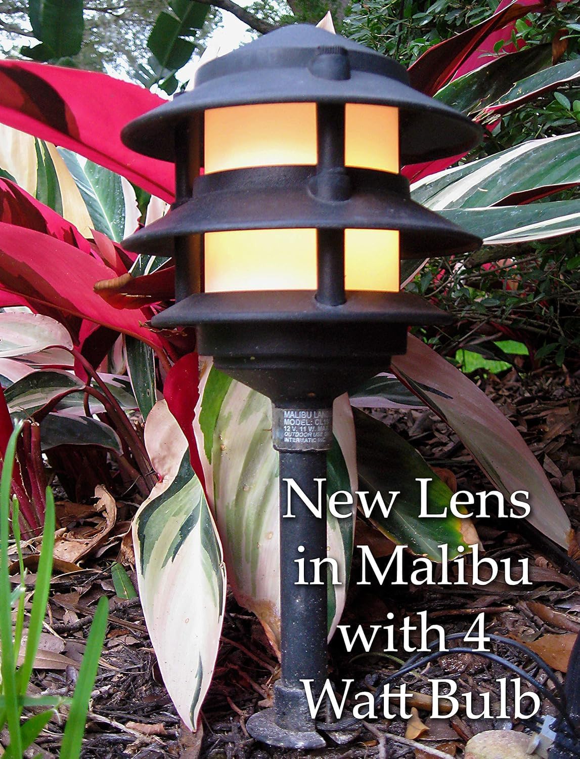 Frosted Plastic Lens for 3 Tier Metal Malibu Hampton Paradise 6 Pack