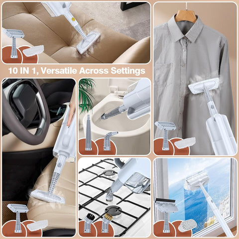 Steam Cleaner, Detachable 10-in-1 Handheld Steam Mop for Multi-Surface