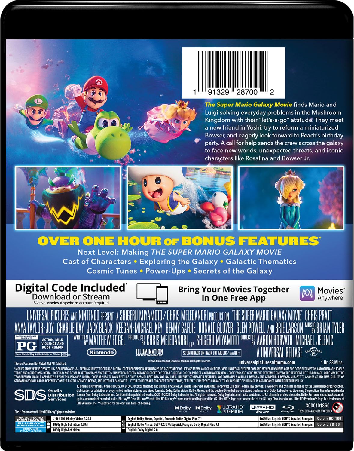 The Super Mario Galaxy Movie (4K Ultra HD + Blu-ray + Digital)