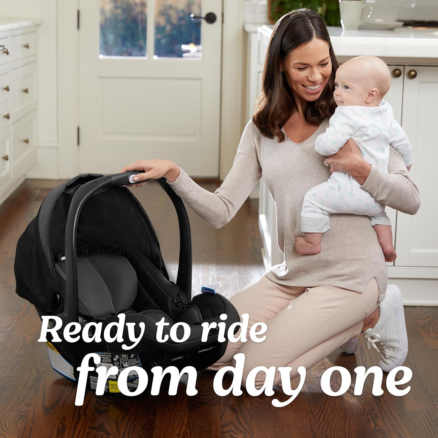 Graco SnugRide SnugFit LX Infant Car Seat, Baby Car Seat with Anti-Rebound Bar for Extra Safety, SnugLock Easy Install Carseat, 1-Hand Adjustable Handle, No-Rethread Harness, Baby Essentials, Pierce