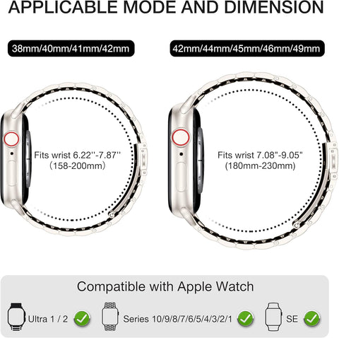 EPULY Compatible with Apple Watch Band 42mm 44mm 45mm 38mm 40mm 41mm Business Stainless Steel Metal Wristband for iWatch SE Series 8 7 6 5 4 3 2 1 for Men Women (Space Grey, 42mm/44mm/45mm)