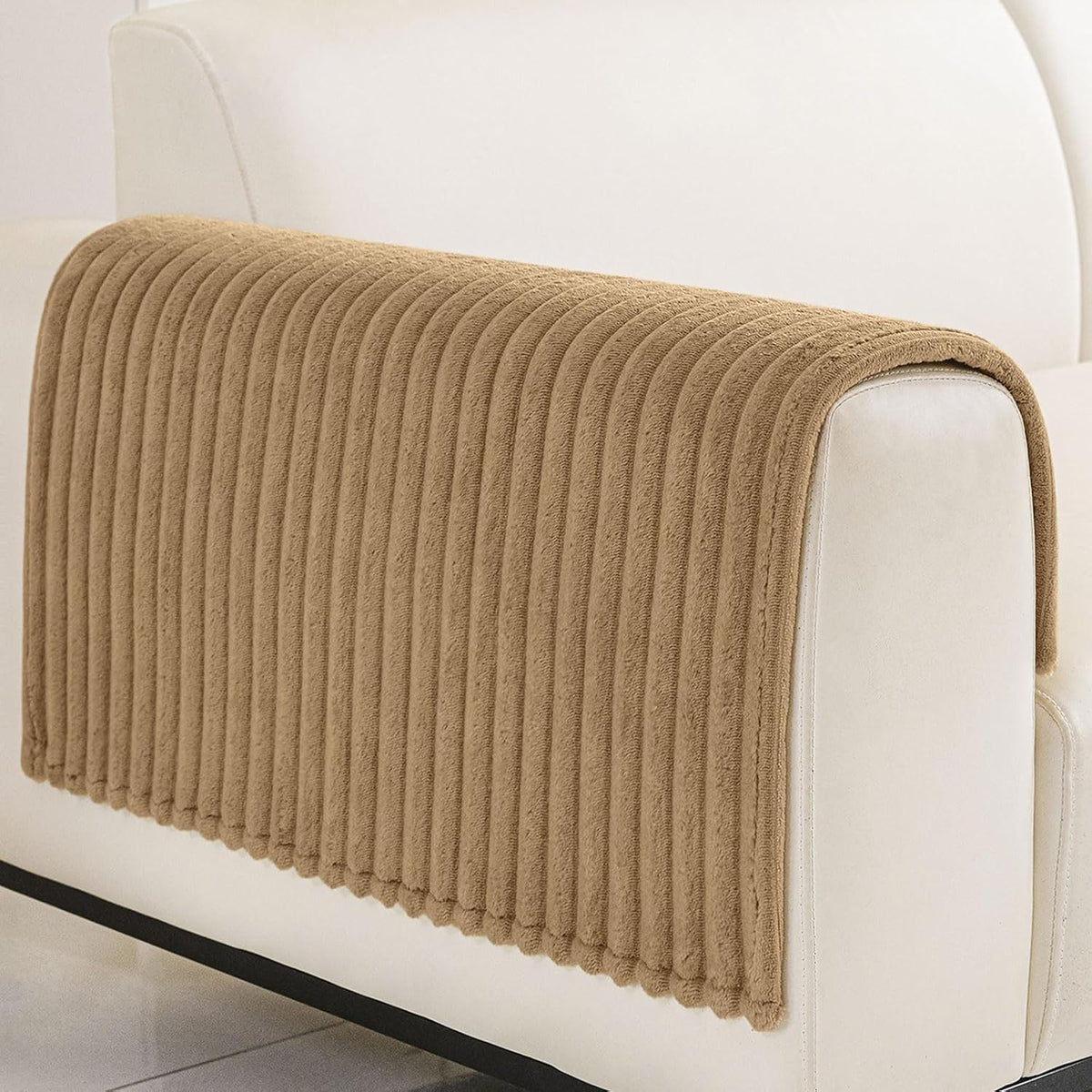 Smiry Waterproof Couch Cover for Dogs, Washable Non Slip Plush Protector