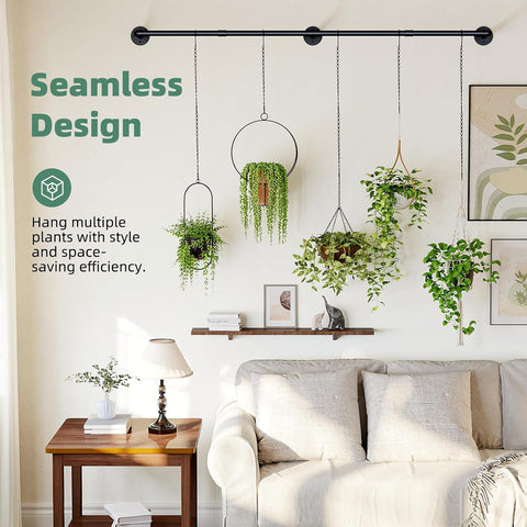 Galood Plant Hanger Indoor with 6 Hanging Chains Hanging Planters