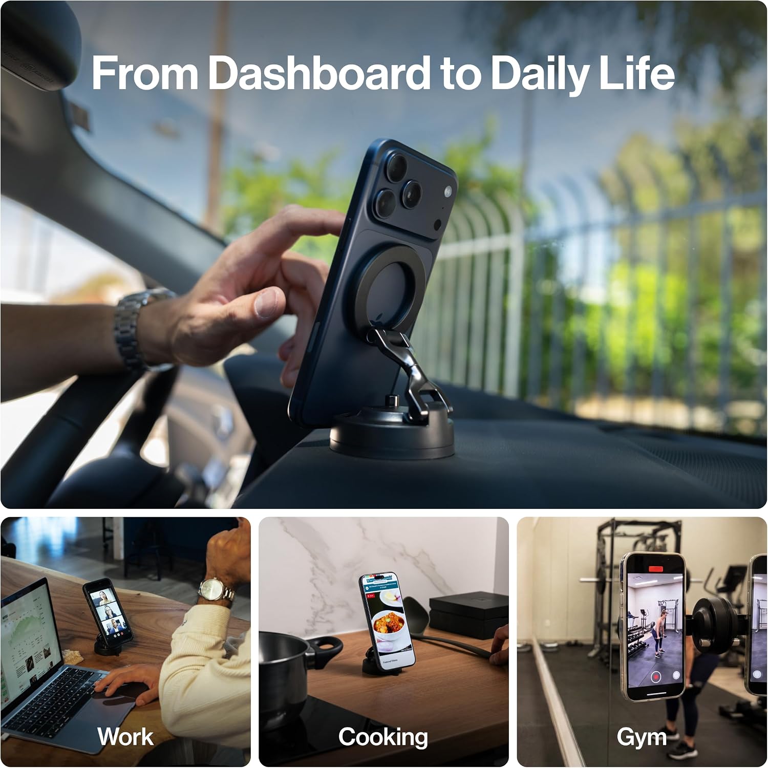 Statik HyperMount (Gen 3) Magnetic Phone Holder, for iPhone and Android