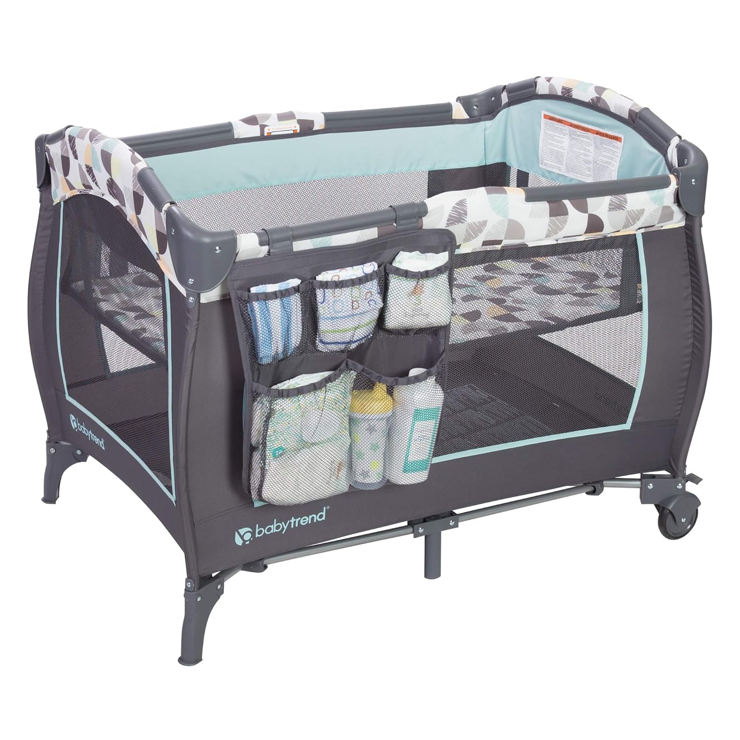 baby Trend Lil' Snooze™ Deluxe II Nursery Center® Playard, Funfetti
