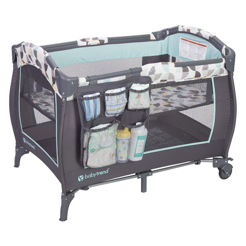 baby Trend Lil' Snooze™ Deluxe II Nursery Center® Playard, Funfetti
