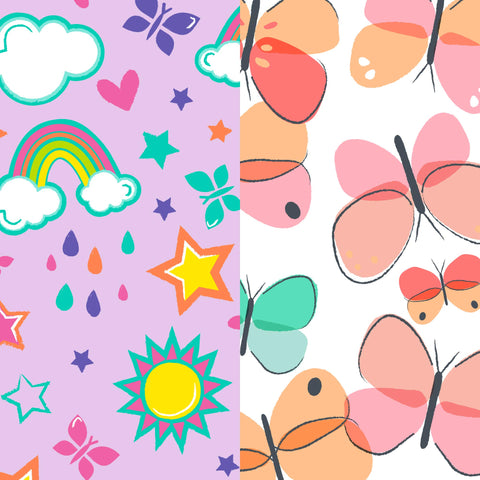 The Honest Company Clean Conscious Diapers | Plant-Based, Sustainable | Sky's The Limit + Wingin It | Club Box, Size 6 (35+ lbs), 40 Count