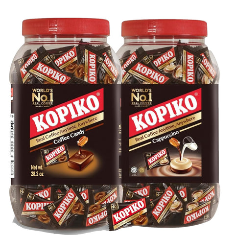 Kopiko Coffee & Cappuccino Candy – Hard Candy from Indonesia (2-Pack)