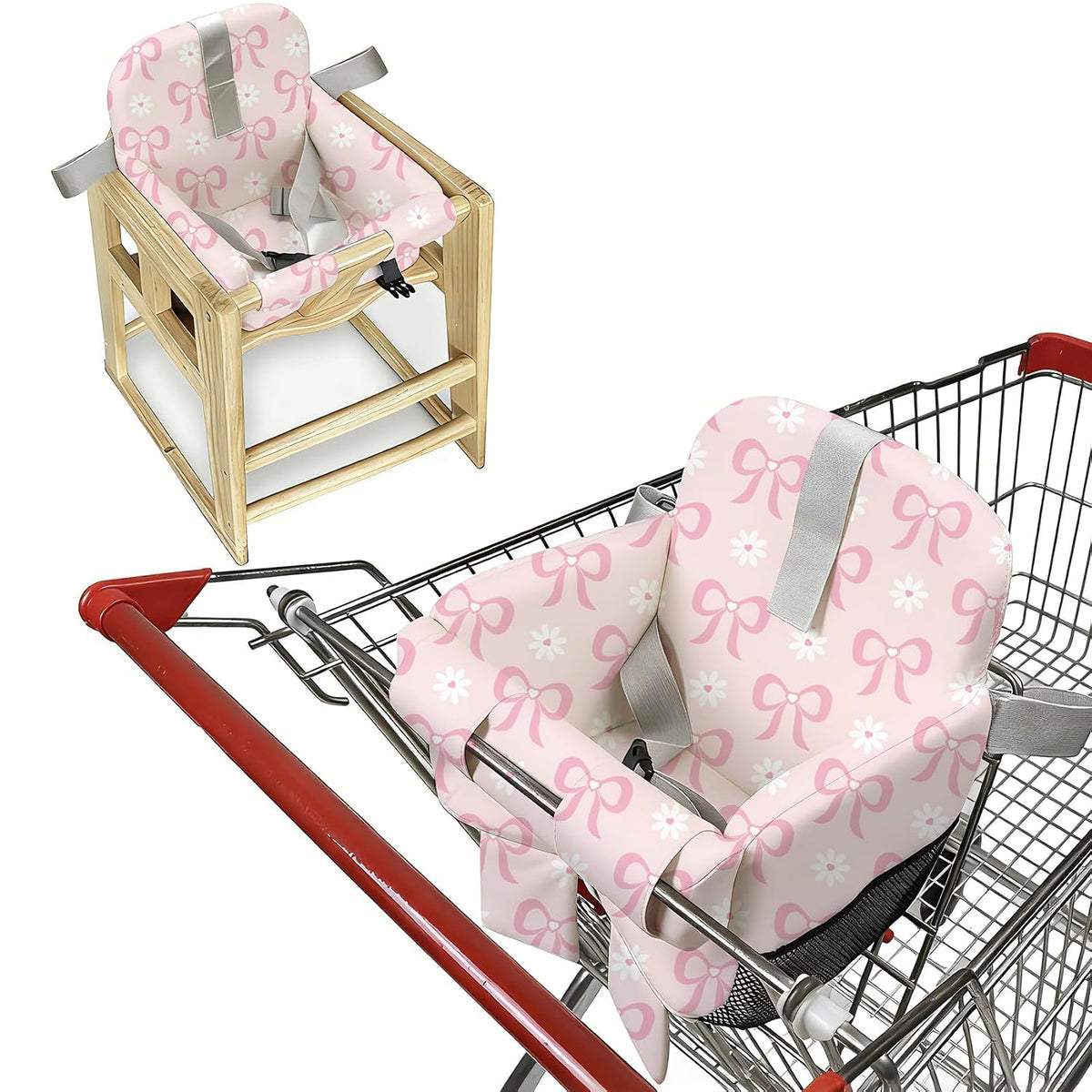 Padded Shopping Cart Cover for Baby,High Chair Cover for Restaurant Seat