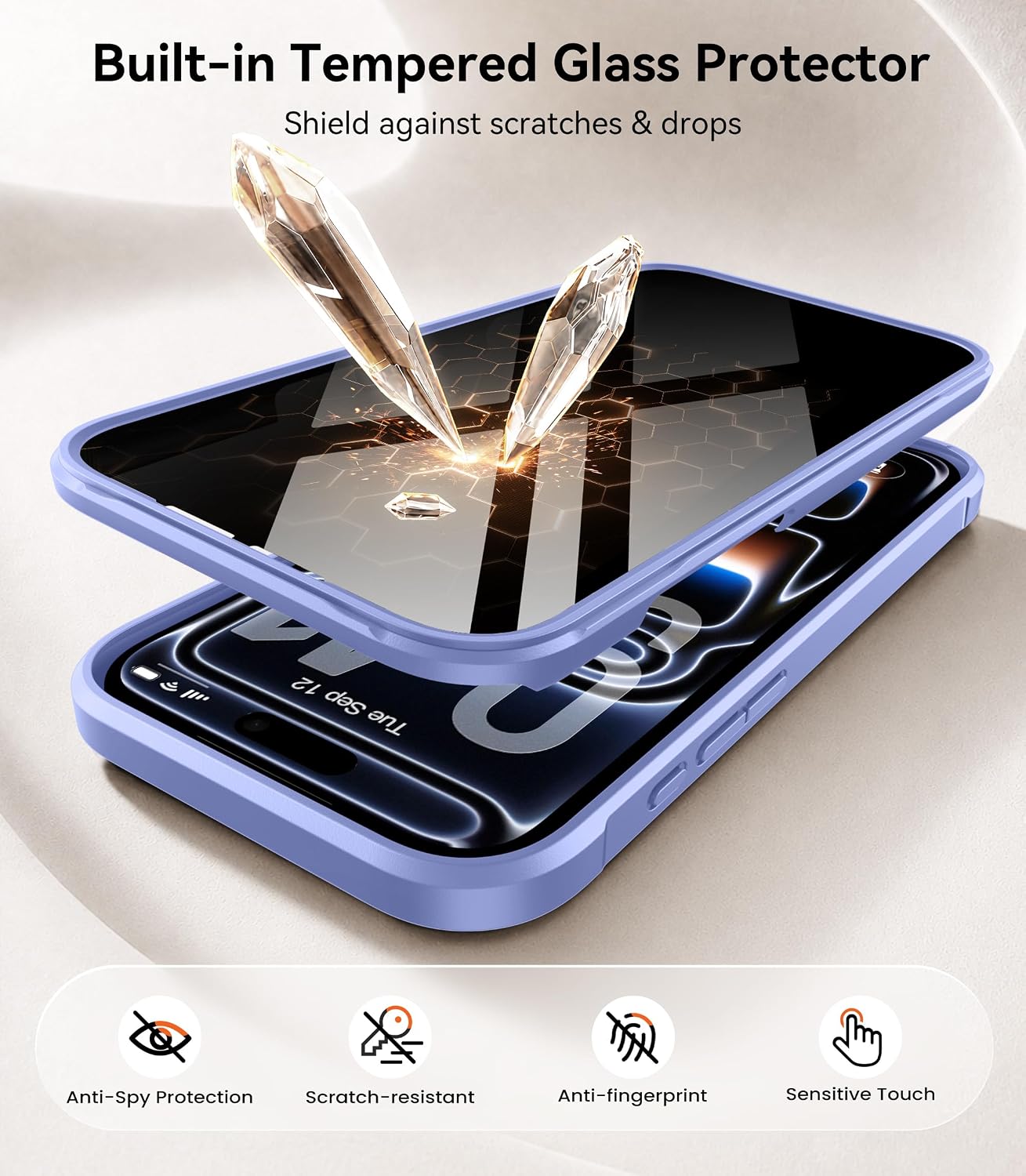 BERFY for iPhone 17 Pro Max Case, Compatible with Magsafe, Gulf Blue