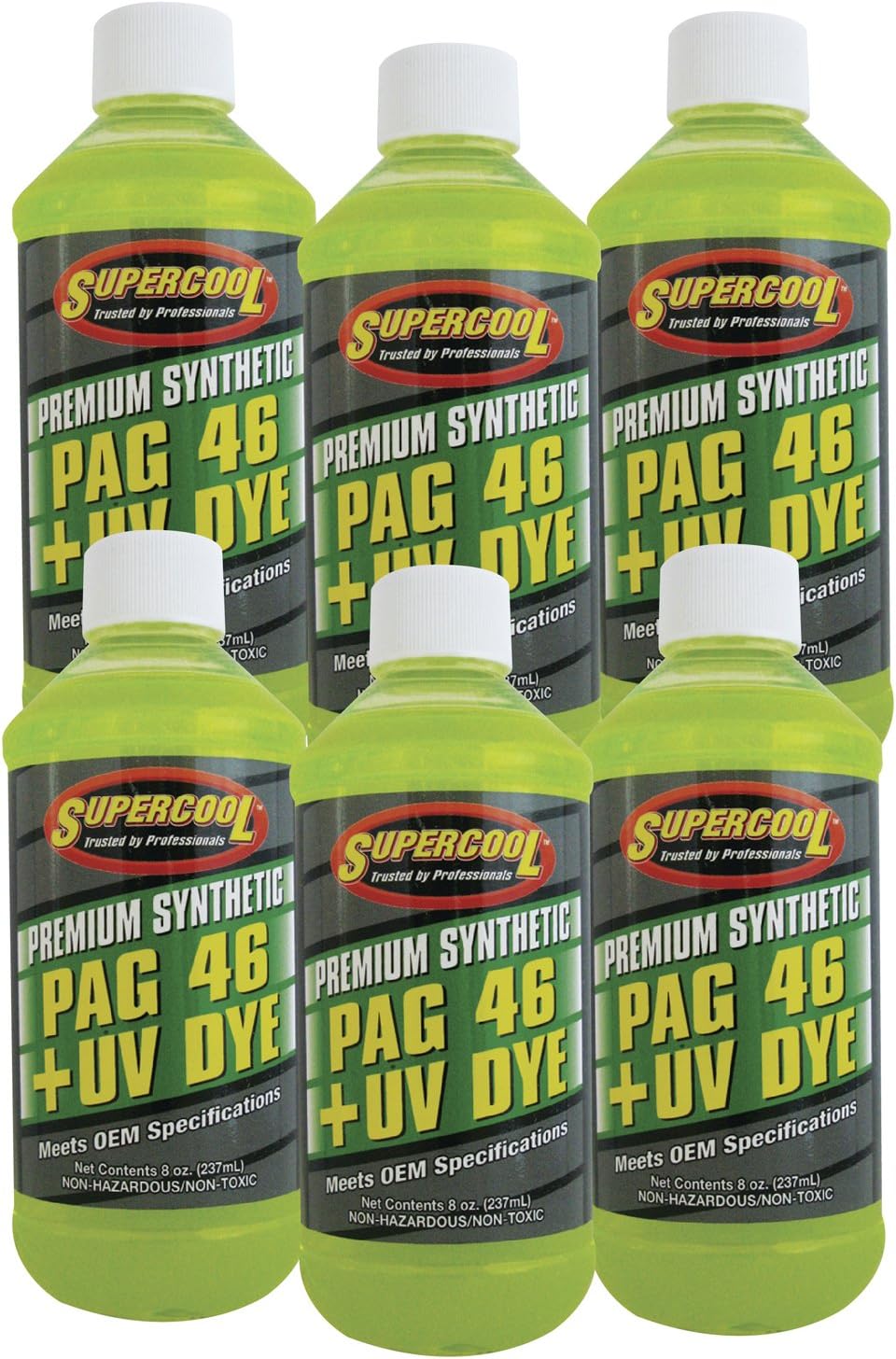 TSI Supercool P46-8D PAG Oil 46 Viscosity with UV Dye 8oz 1-Pack
