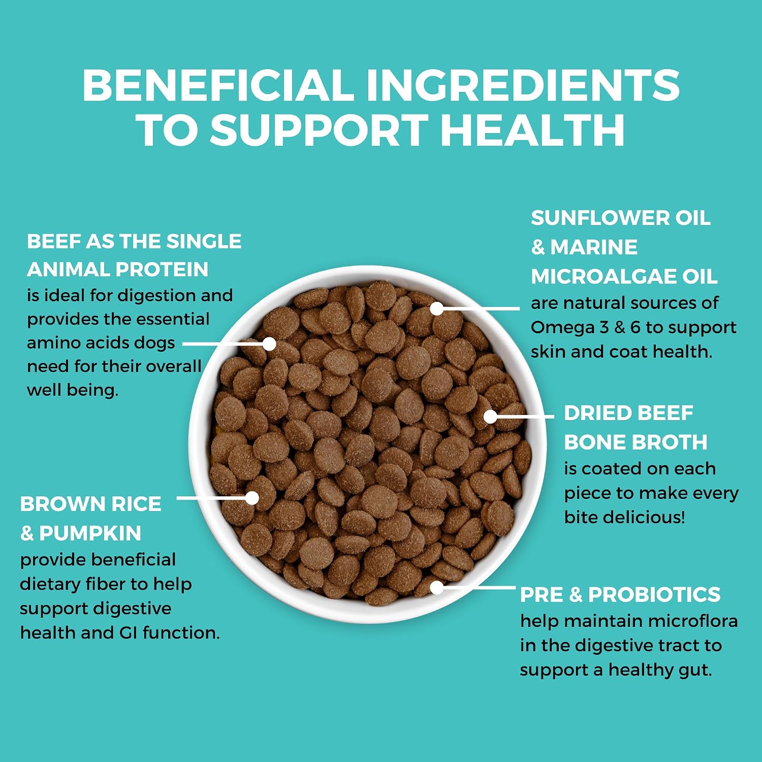 KOHA Limited Ingredient Bland Diet for Dogs, Beef & Brown Rice, 20lb