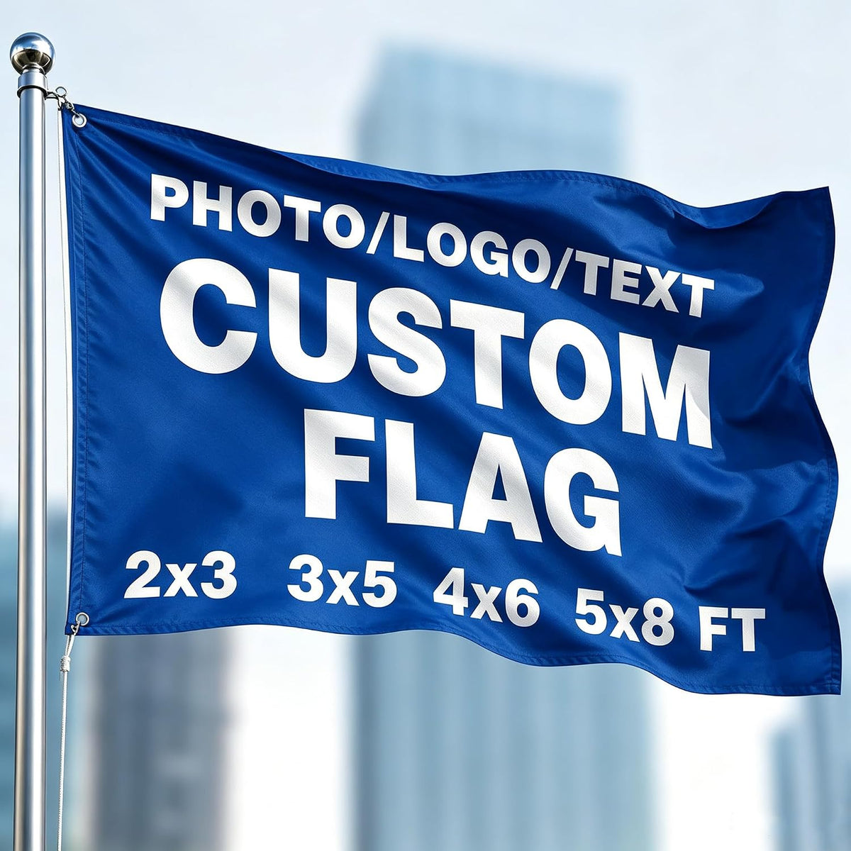 Custom Flag 3x5 Ft Custom Flags with Photo/Text/Logo, Personalized Flag Funny Tapestry Poster Banners for Clubs Concerts Bars University Dormitories Living Rooms Bedrooms