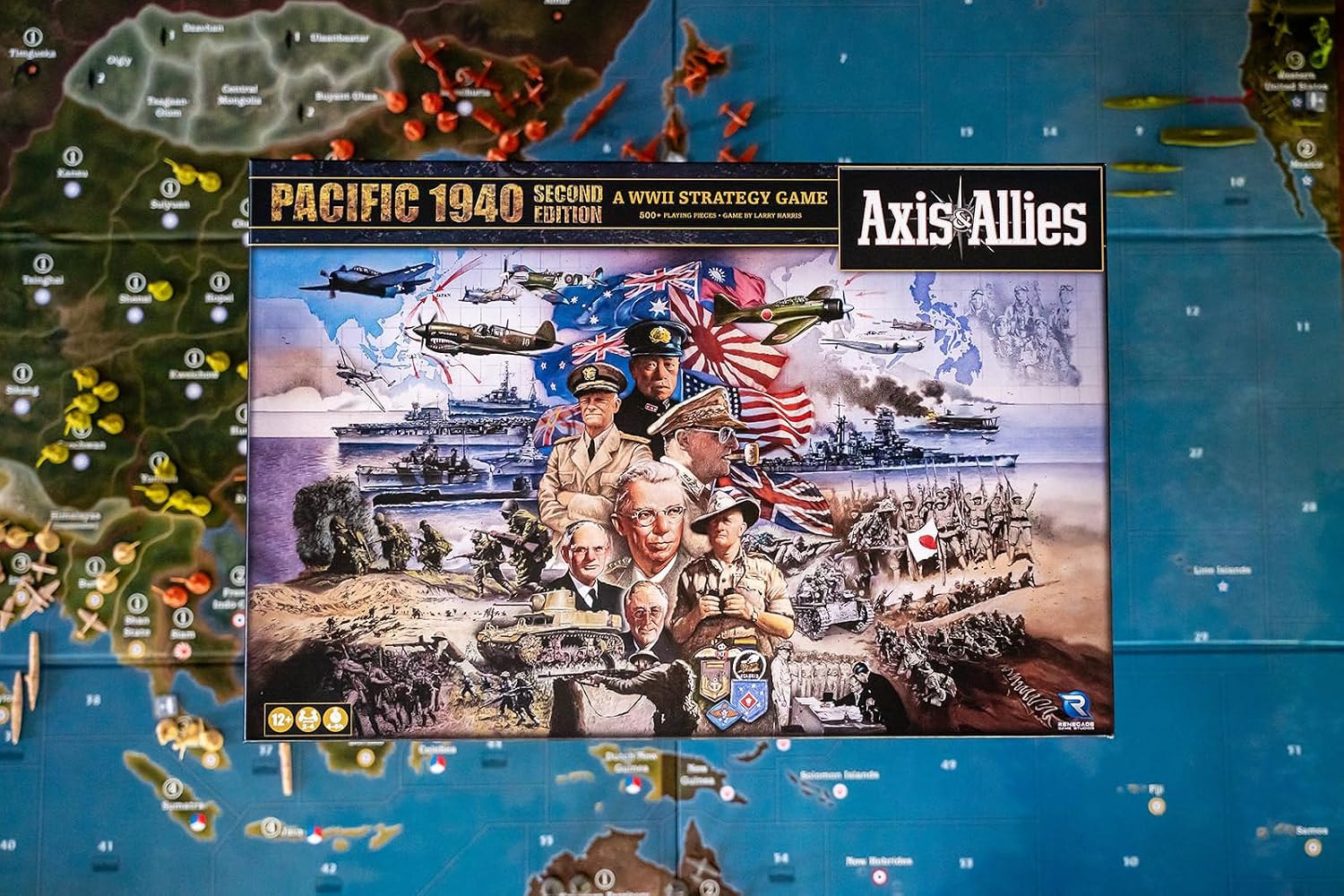 Renegade Game Studios Axis & Allies 1940 Pacific 2nd Edition Board Game