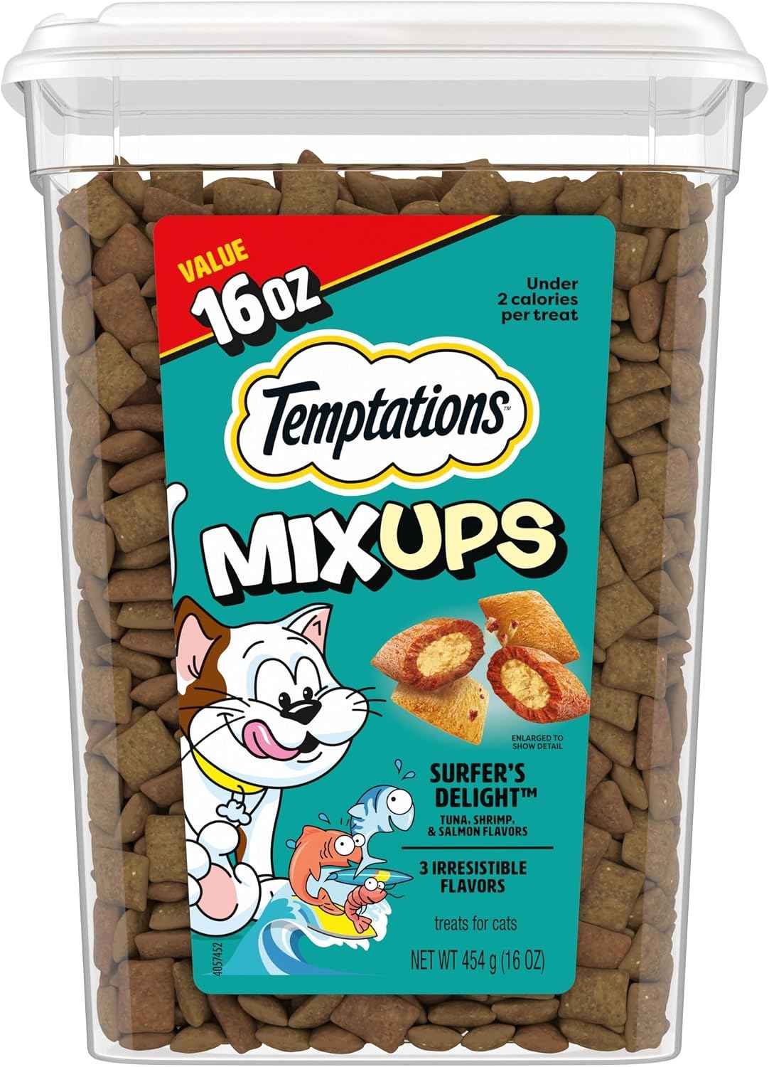 Temptations MixUps Crunchy Cat Treats, Surfer's Delight, 16 oz