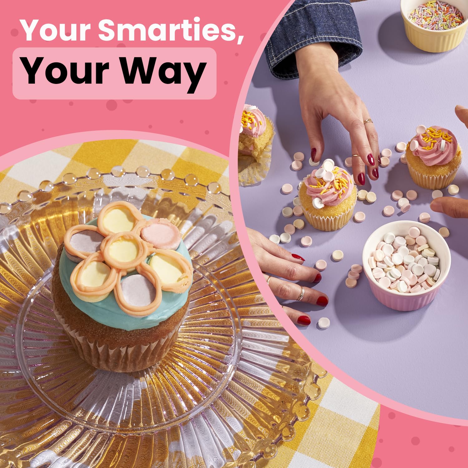 Smarties Candy Bulk Rolls Original Flavor, Gluten & Vegan Free, Classic Sweetness from Family Owned Company Since 1949, Peanut-Free & Dairy-Free, Perfect Halloween, 10 lb Bag