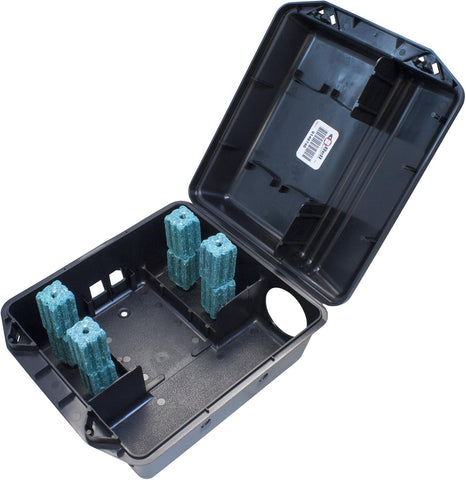 ProTecta Sidekick Rodent Rat and Mouse Bait Stations- 6 Stations, Black, (SK4500)