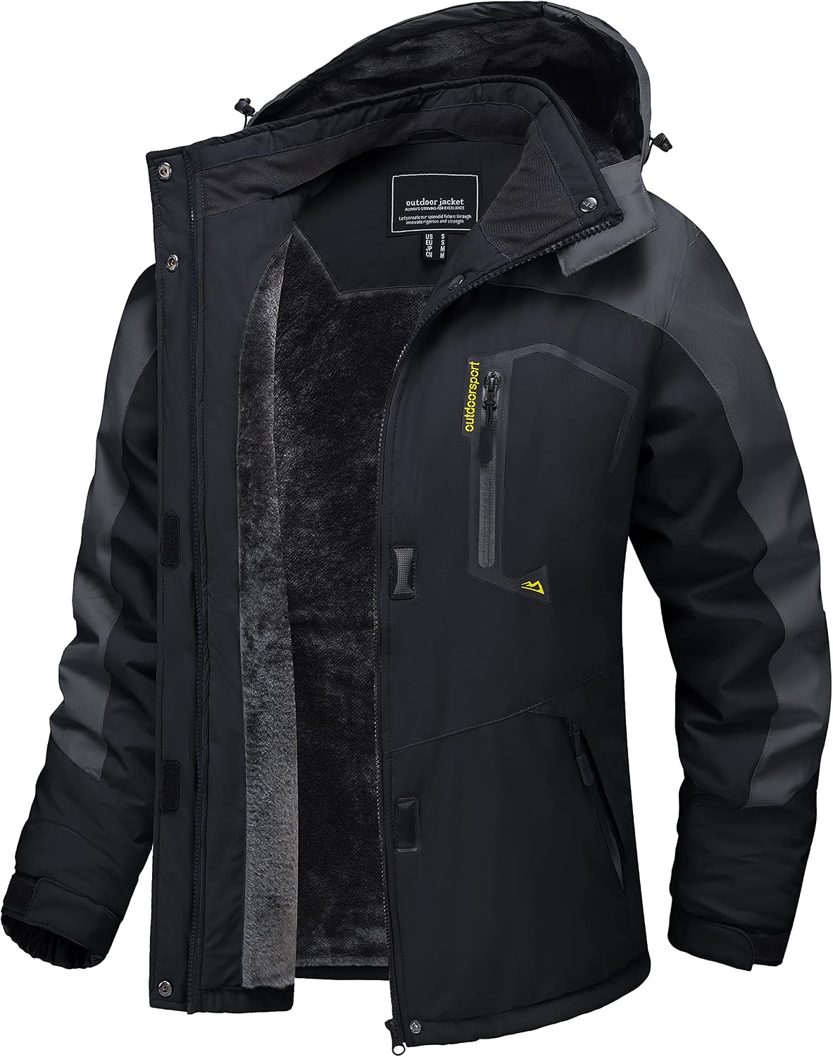 TACVASEN Women's Winter Coats Waterproof Snow Ski Jacket Warm Fleece