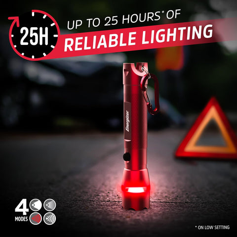 Energizer R-300 LED Flashlight Emergency Safety Light, Bright IPX4 Water Resistant Flash Light, Durable Emergency Light for Hurricane Preparedness, Batteries Included