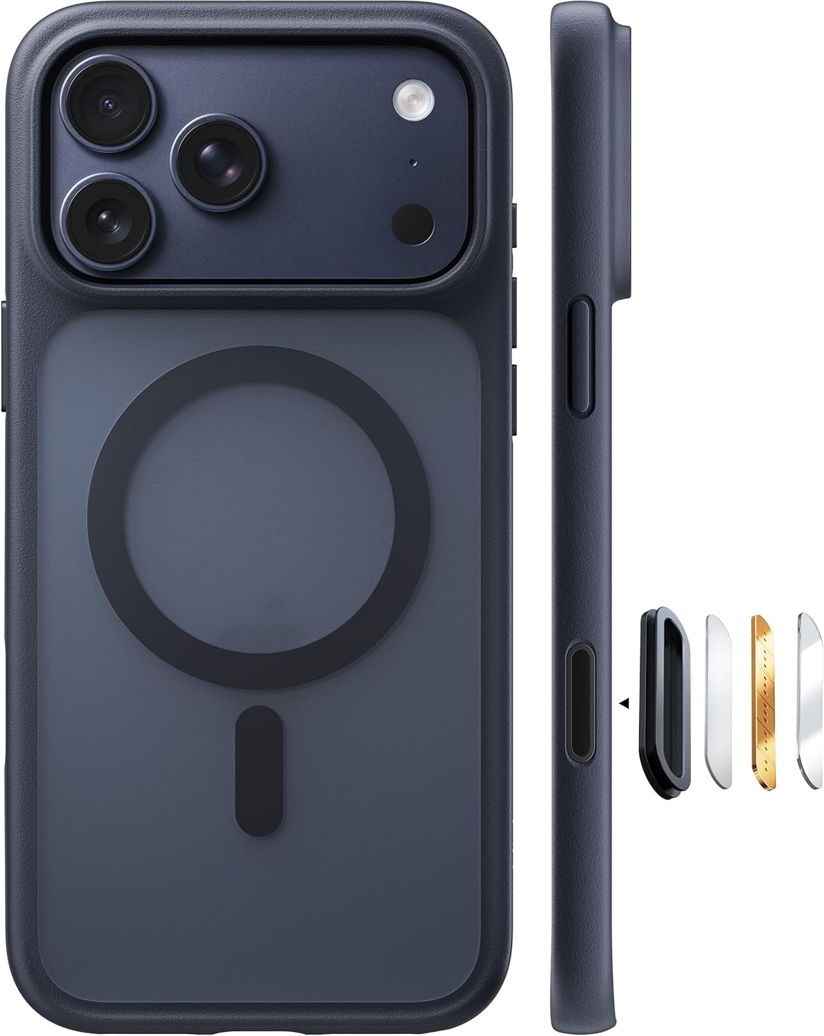 TORRAS Stronger Magnetic & Shockproof for iPhone 17 Pro Max Case Black