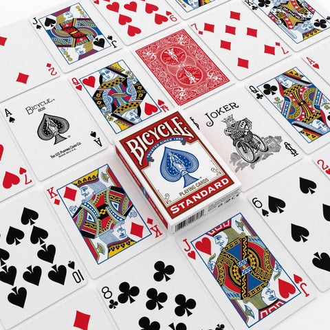 Bicycle Playing Cards 2 Pack Standard Poker Size Red and Blue