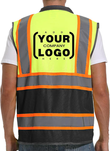 ArcRidge Reflective Safety Vest for Men and Women - High Visibility Construction Vest - Dual Tone Reflective Strips