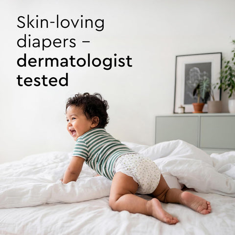 LILLYDOO Baby Diapers, Size 5 (24+ lbs), 66 Count, Hypoallergenic & TCF