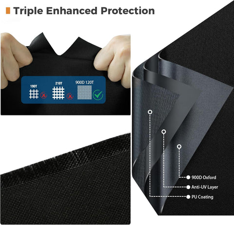 Griddle Cover for Blackstone 28 Inch Griddle with Hood 5483,Flexible 900D