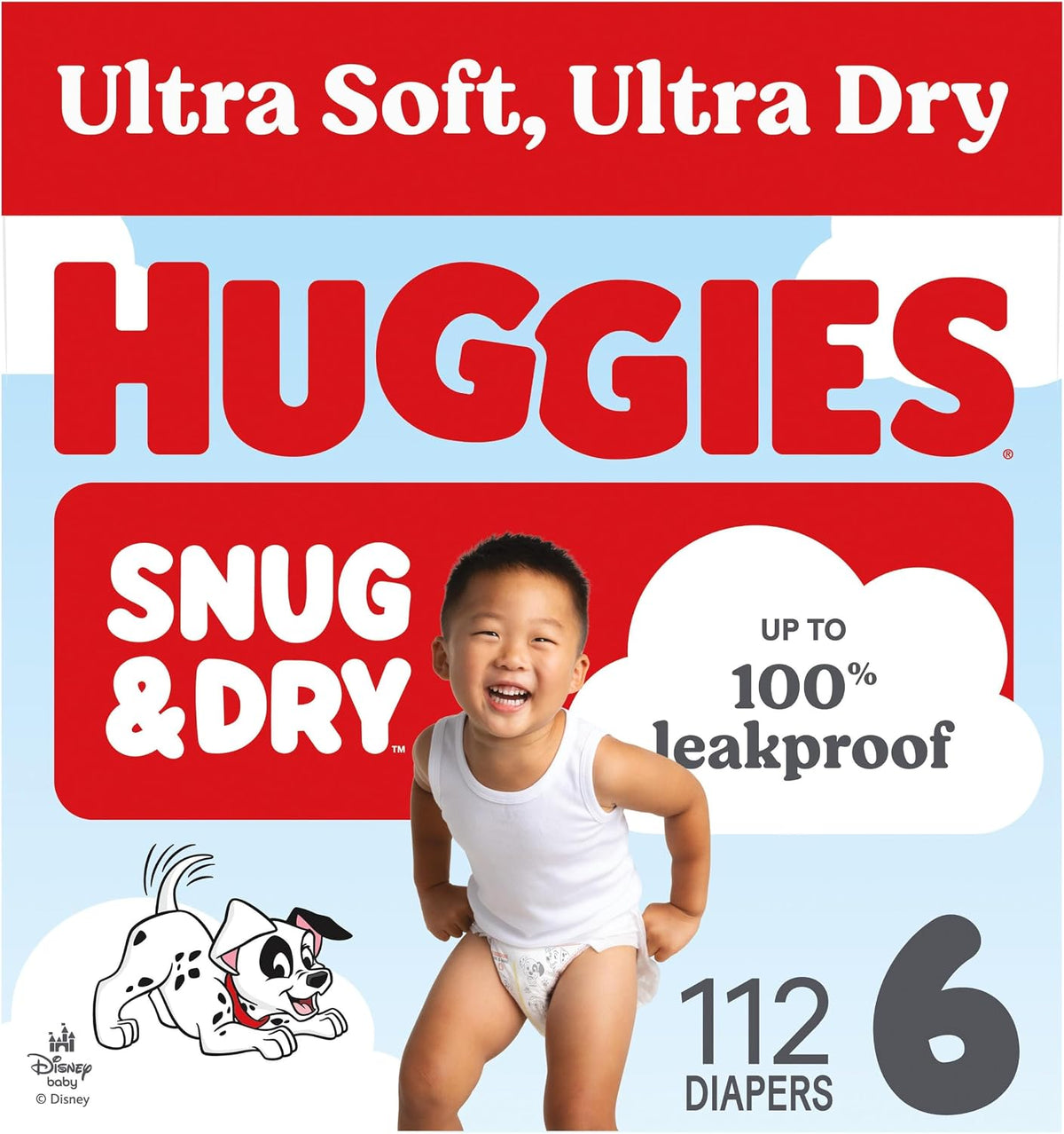 Huggies Snug & Dry Diapers Size 6, 112 Count