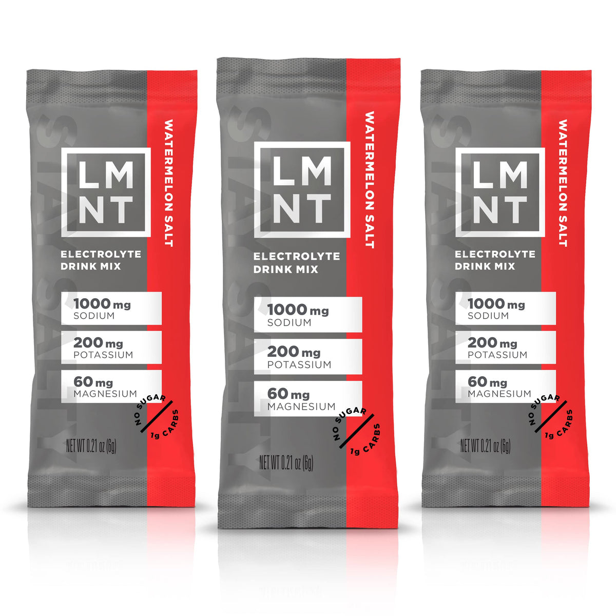 LMNT Zero Sugar Electrolytes - Watermelon Salt | Drink Mix | 30-Count