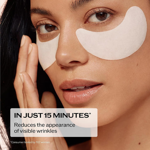 Shiseido Benefiance WrinkleResist24 - Pure Retinol Express Smoothing Eye Mask - 12 Sets of Two Eye Masks - Reduces Appearance of Wrinkles in 15 Minutes
