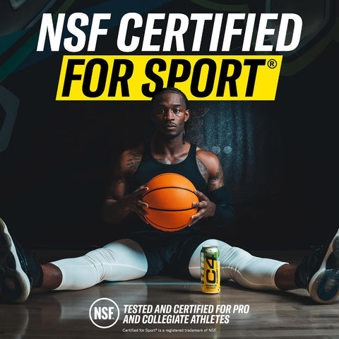 C4 Performance Energy Drink with Zero Sugar, 200mg Caffeine, 16 Fl Oz 12pk | Sour gummy splash with 200mg caffeine, beta-alanine & BetaPower betaine for explosive energy and performance.