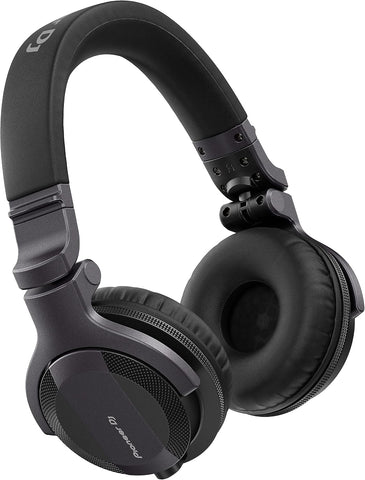 Pioneer DJ HDJ-CUE1 On-Ear Wired DJ Headphones, Foldable, Dark Silver