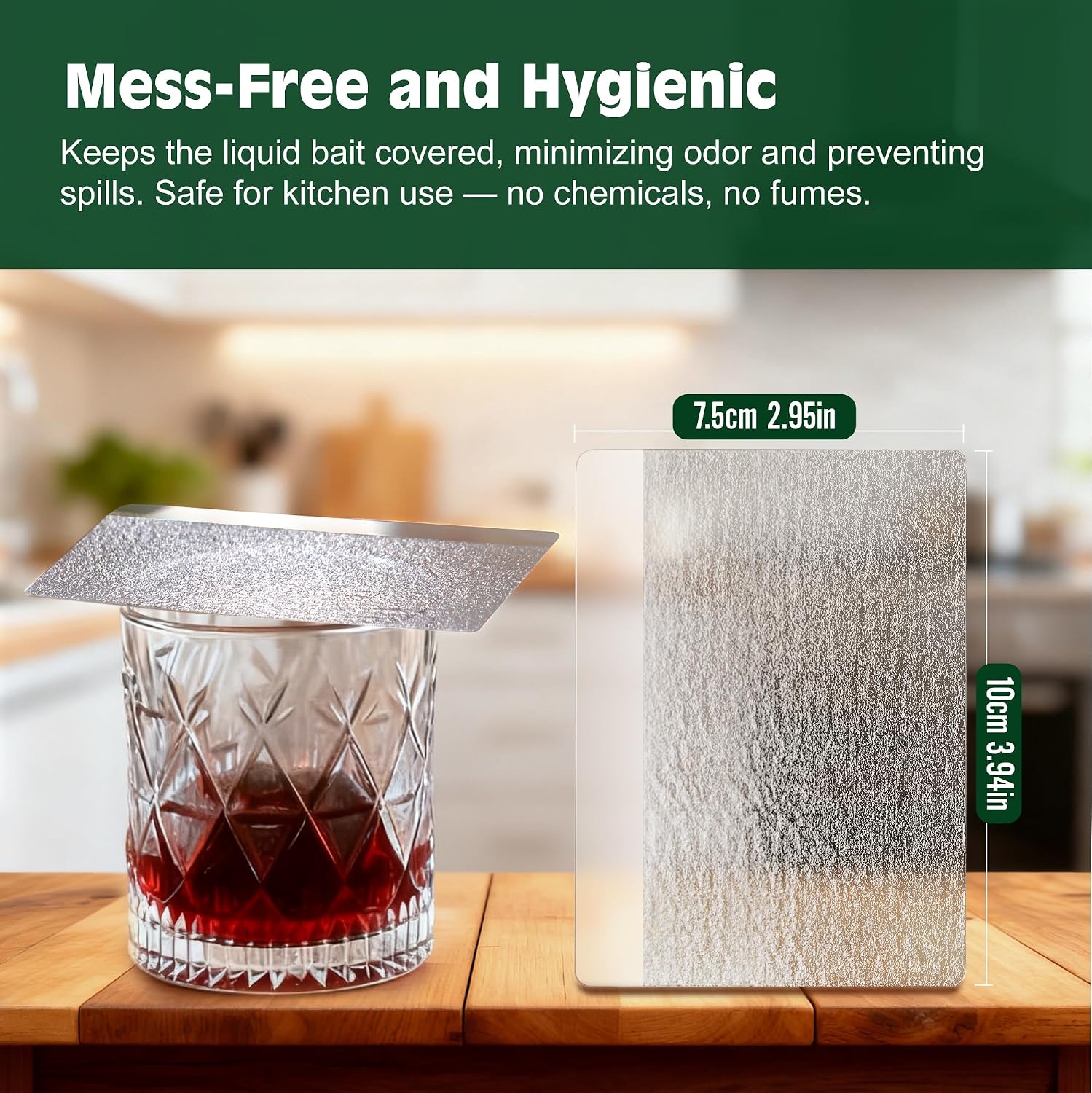 LFSYS 25 Pcs DIY Cup Cover Fruit Fly Traps for Indoor