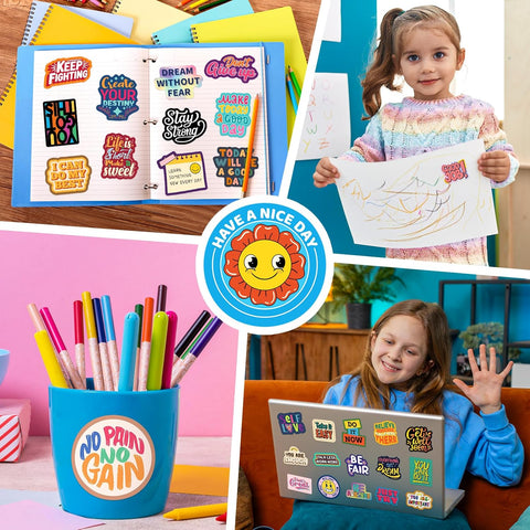 200PCS Motivational Stickers, Inspirational Positive Affirmation Stickers