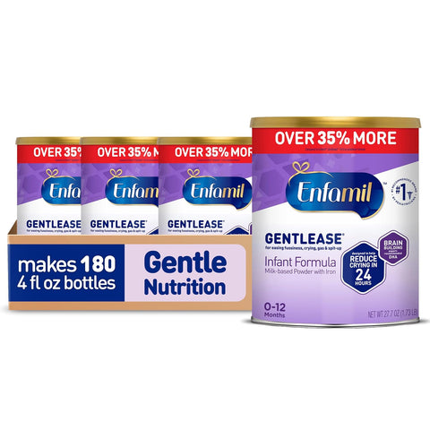 Enfamil Gentlease Easy to Digest Baby Formula, 27.7 Oz, 4 CT