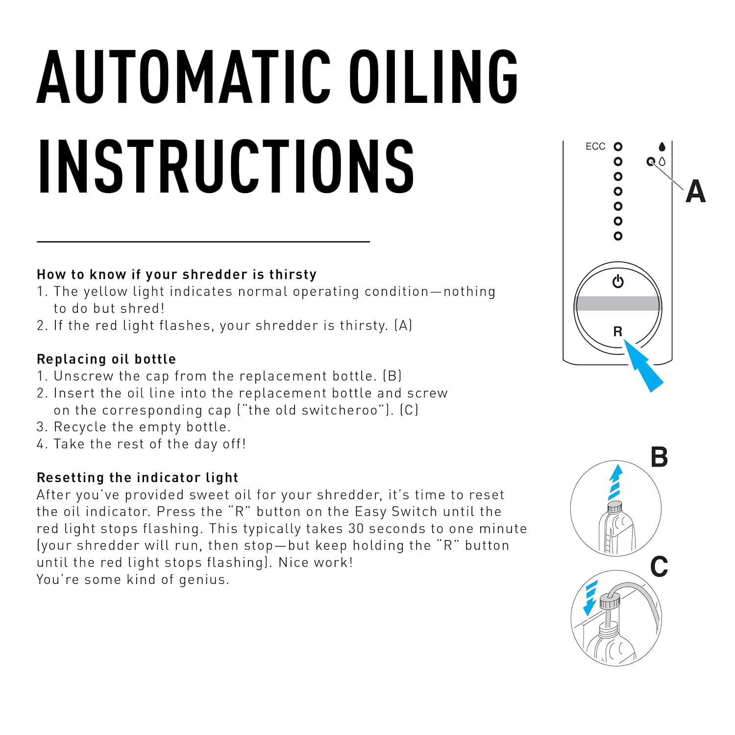 IDEAL Special High-Cling Lubricating Oil for ideal Shredders, Great for Any Automatic Oiler, Non-Toxic, Non-Detergent, Extend Life of Your ideal Shredder (1 Gallon Bottle)
