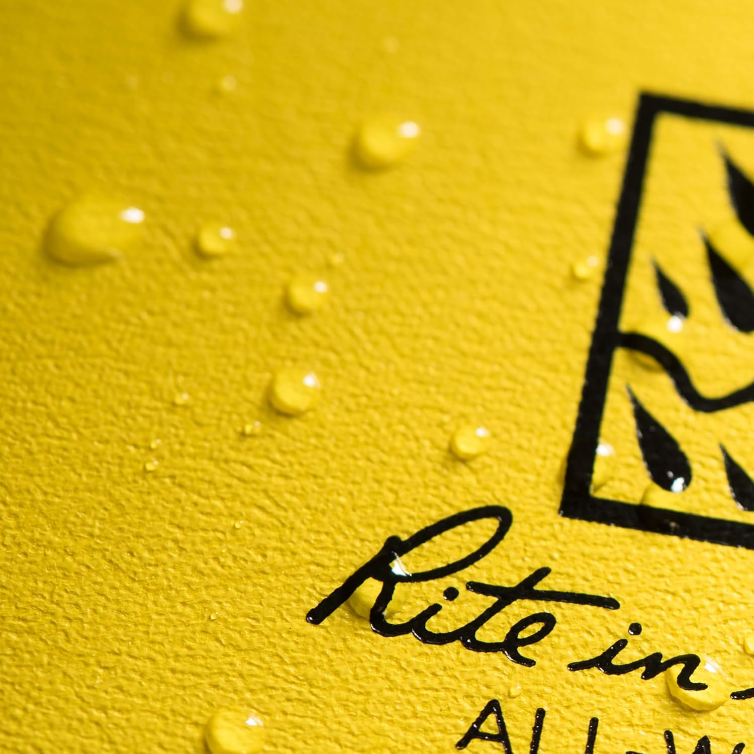 Rite In The Rain Weatherproof Hard Cover Notebook, 4.75" x 7.5", Yellow Cover, Metric Field Pattern (No. 360F)