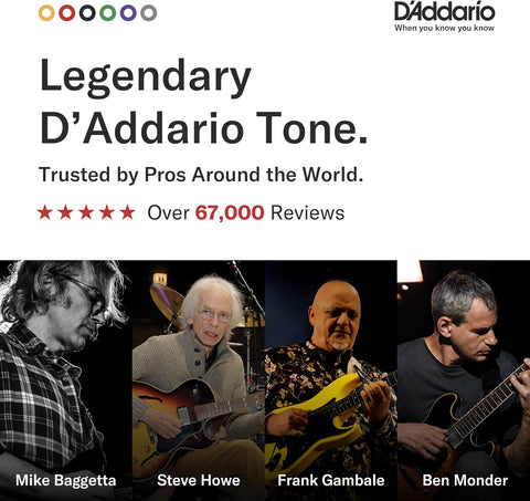 D'Addario EJ11 80/20 Bronze Acoustic Guitar Strings, Light, 12-53