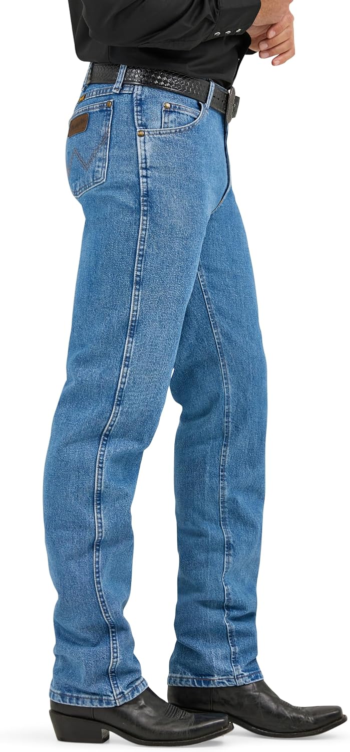 Men's Wrangler Premium Performance Regular Fit Blue Jean - 47MWZSW