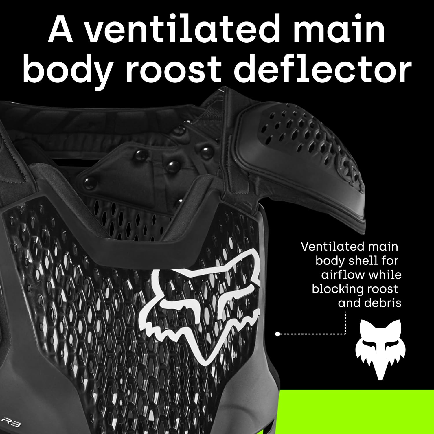 Fox Racing R3 Motocross Dirt Bike Chest Guard