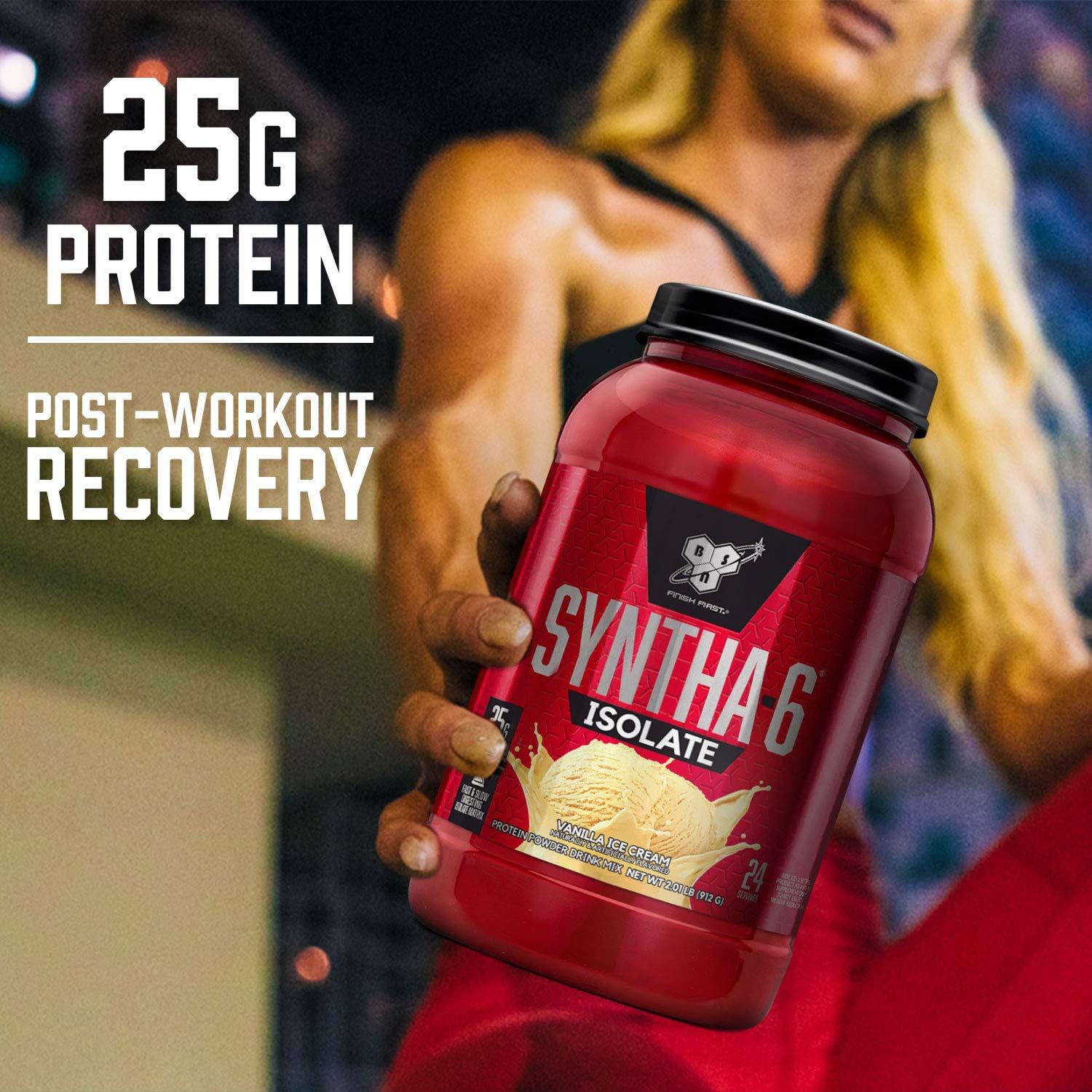 BSN SYNTHA-6 Isolate Protein Powder, Chocolate Peanut Butter, 48 Servings
