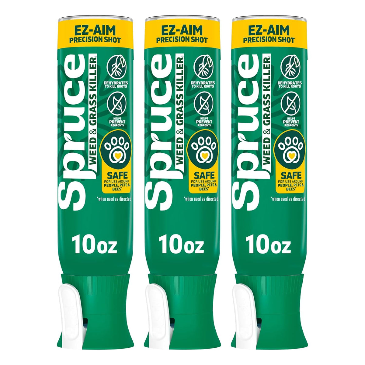 Spruce EZ-AIM Weed & Grass Killer₃ Precision Spray, 3 Pack, 10 Oz Each