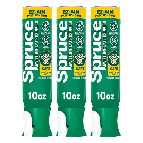 Spruce EZ-AIM Weed & Grass Killer₃ Precision Spray, 3 Pack, 10 Oz Each